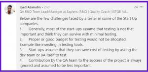 challenges in testing for startups 