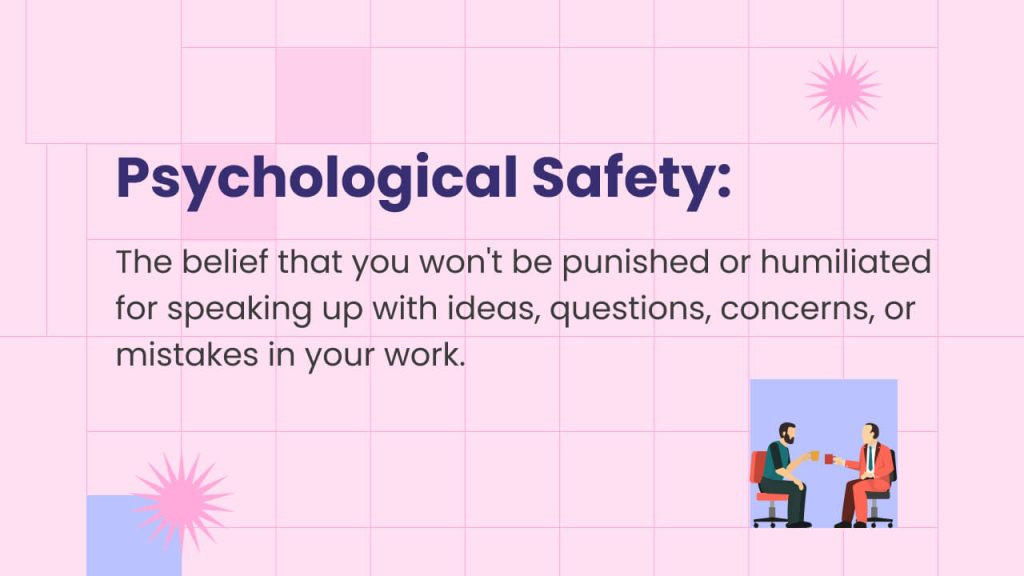 Definition Psychological Safety